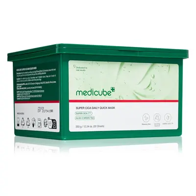 Medicube Super Cica Daily Quick Mask masque apaisant en tissu effet nourrissant 30 pcs