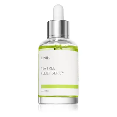 iUnik Tea Tree sérum apaisant visage pour peaux sensibles sujettes à l'acné 50 ml