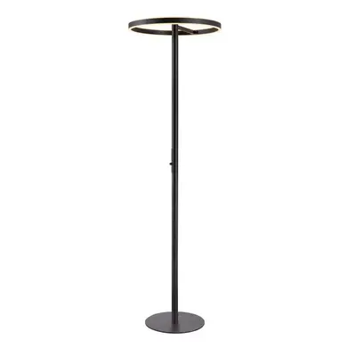 One Straight vloerlamp 2700/3000K zwart - SLV - Woonkamer - Modern - Metaal - Ring