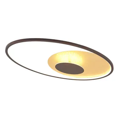 Feival LED Plafondlamp L73 Rust/ Gold - Lindby - Woonkamer - Modern - Metaal - Rond