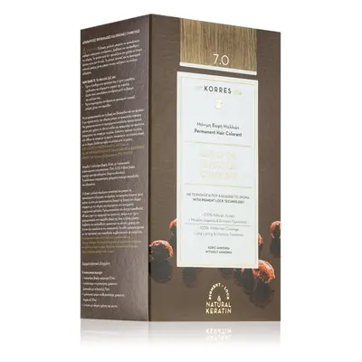 Korres Argan Oil coloration cheveux permanente à l'huile d'argan teinte 7.0 Blonde 50 ml