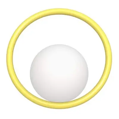 Hula Hoop Wandlamp Sunshine Yellow - Swedish Ninja - Woonkamer - Metaal