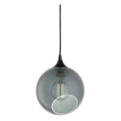 Ballroom hanglamp, rookgrijs, Ø 20 cm, glas - DESIGN BY US - Woonkamer - Designer - 1 lamp