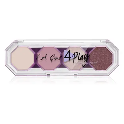L.A. Girl, 4 Play Oogschaduwpalet, GES236 So Sweet, 0,11 oz (3,2 g)
