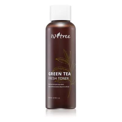 Isntree Green Tea lotion tonique apaisante pour peaux mixtes à grasses 200 ml