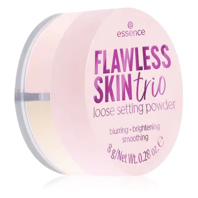 essence Flawless Skin Trio poudre fixante libre 8 g