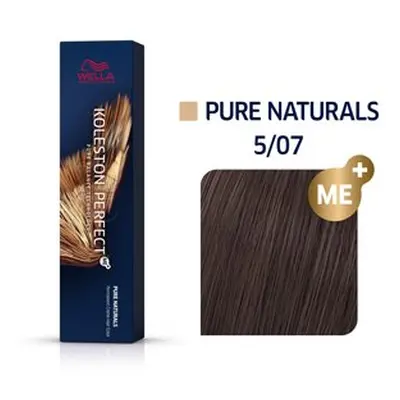 Wella Professionals Koleston Perfect Me+ Pure Naturals professionele permanente haarkleuring 5/07 60 ml
