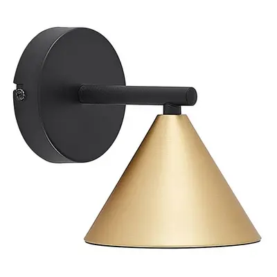KartioWandlamp Brass - Lucande - Woonkamer - Designer - Metaal - 1 lamp
