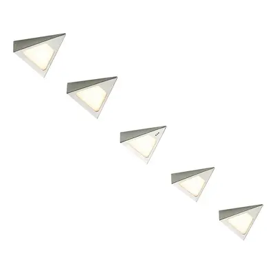 Odia Spot 5 pcs. Steel - Arcchio PRIOS - Woonkamer - Modern - Metaal - Hoekig