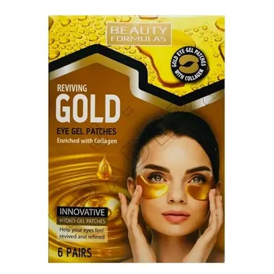 Beauty Formulas Gold Gel Oogmasker - 6 paar