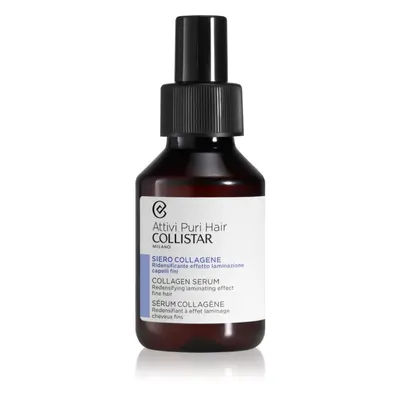 Collistar Hair Collagen Serum Redensifying Laminating Effect sérum capillaire au collagène 100 ml