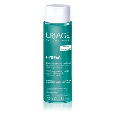 Uriage Hyseac Tonique Peeling Purifiant lotion tonique purifiante pour éliminer les excès de sébum et pores avec AHA Acids 250 m