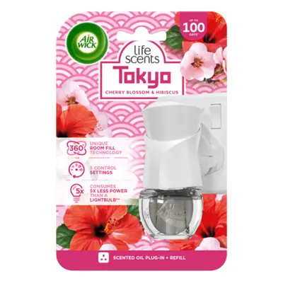 Air Wick Tokyo Cherry Blossom & Hibiscus Geurolie Plug-In Luchtverfrisser Navulling - 19 ml