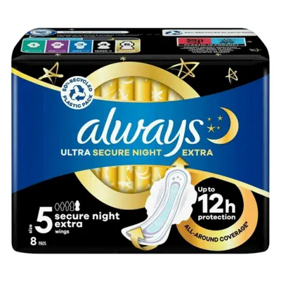 Always Ultra Maat 5 Veilige Nacht Extra - 8 stuks