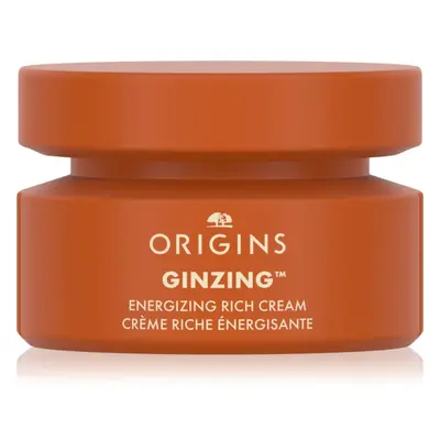 Origins GinZing™ Energizing Rich Cream crème hydratante revitalisante pour peaux sèches 30 ml