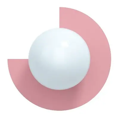 Candy Big Circle 270 L wandlamp, roze - Swedish Ninja - Woonkamer - Metaal