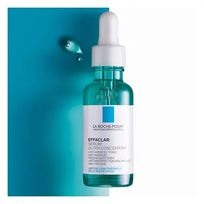 La Roche-Posay Effaclar Ultra Geconcentreerd Peeling Serum | Acne Gevoelige Huid Glycolzuur Salicylzuur LHA 30 Gel