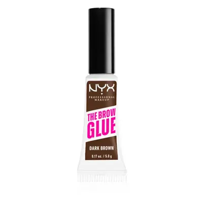 NYX Professional Makeup The Brow Glue gel sourcils teinte 04 Dark Brown 5 g