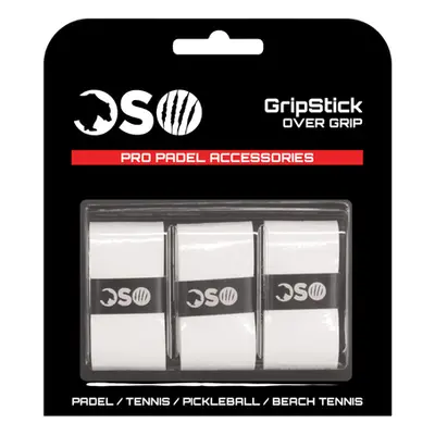 OSO Padel GripStick Overgrip â Wit â 3 stuks