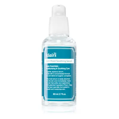 Klairs Rich Moist Soothing Serum sérum apaisant visage pour un effet naturel 80 ml