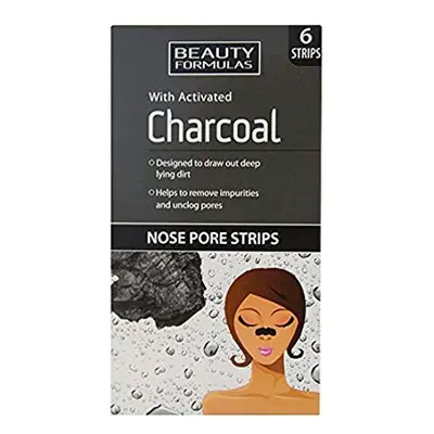 Beauty Formulas Houtskool PoriÃ«nstrips voor de neus - 6 stuks.