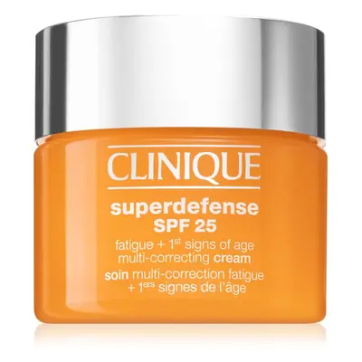 Clinique Superdefense™ SPF 25 Fatigue + 1st Signs Of Age Multi-Correcting Cream crème premiers signes du vieillissement pour pea