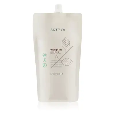 Kemon Actyva Disciplina Silkiness and Control Shampoo gladmakende shampoo voor stug en weerbarstig haar Refill 500 ml