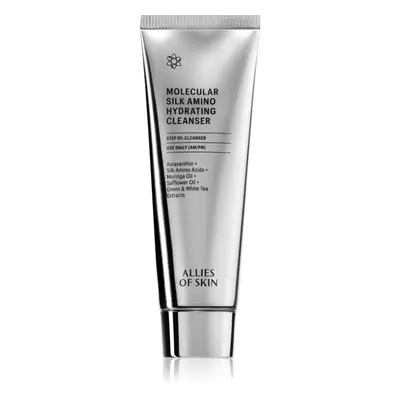 Allies of Skin Molecular Silk Amino Hydrating Cleanser gel nettoyant hydratant avec acides aminés 25 ml