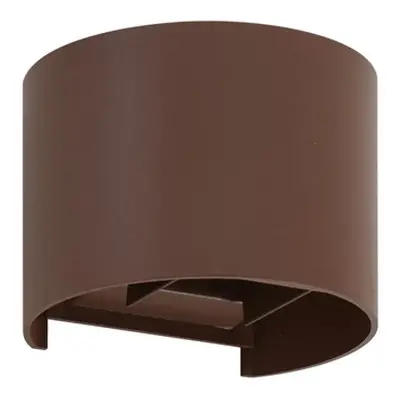 Nivar Round LED Buiten Wandlamp Rust Brown - Lindby - Balkon - Modern - Metaal - Rond