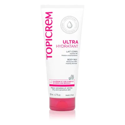 Topicrem UH BODY Ultra-Moisturizing Body Milk lait corporel hydratant en profondeur pour peaux sèches et sensibles 200 ml