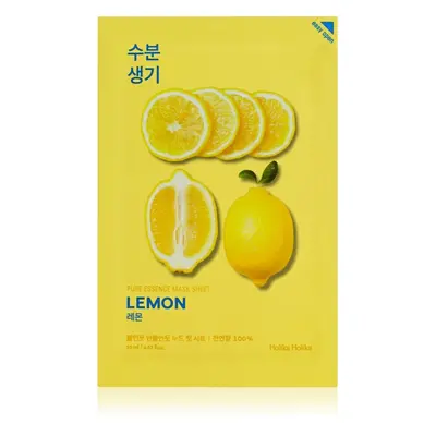 Holika Holika linnen masker Pure Essence Mask Sheet Lemon 23 g