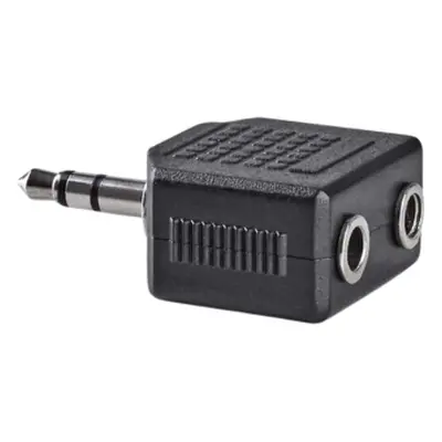 Nedis Stereo Audio 3,5 mm Mannelijk naar 2x 3,5 mm Vrouwelijk Adapter