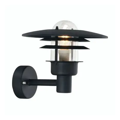 Larvik Buiten Wandlamp Black - Norlys - Terras - Metaal