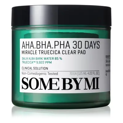 SOME BY MI, AHA/BHA/PHA, 30 Days Miracle Truecica Clear Pad, 70 pads, 125 ml