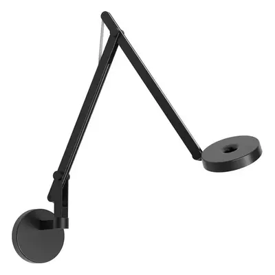 String W2 Mini wandlamp, DTW, zwart/zilver - Rotaliana - Woonkamer - Aluminium