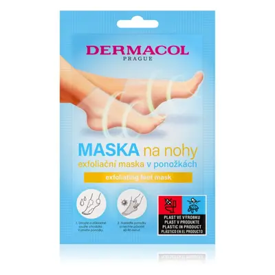Dermacol Foot Mask Exfoliating chaussettes exfoliantes pour adoucir et hydrater la peau des pieds 1 une paire de