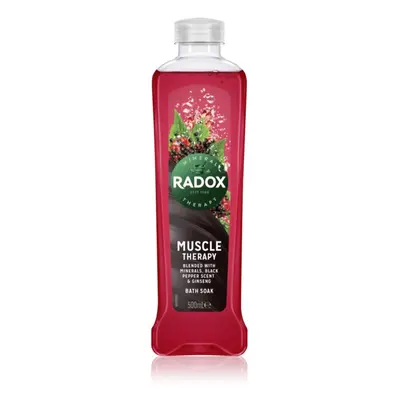 Radox Men Muscle Therapy bain moussant Black Pepper & Ginseng 500 ml