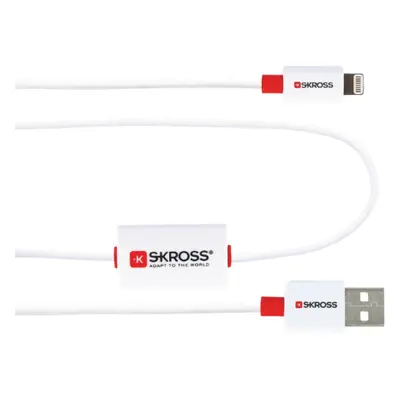 Skross Buzz Charge'n Sync Alarm USB-A 2.0 naar Lightning - 1 m