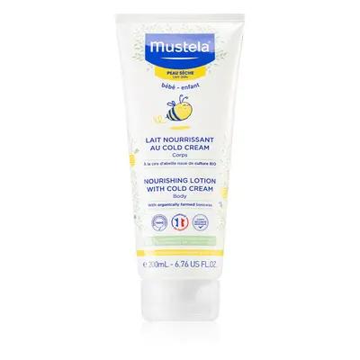 Mustela Bébé Nourishing Lotion Wih Cold Cream lait corporel hydratant riche en Cold Cream 200 ml