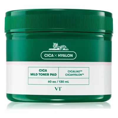 VT Cosmetics, Cica Milde Toner Pad, 60 Pads, 130 ml