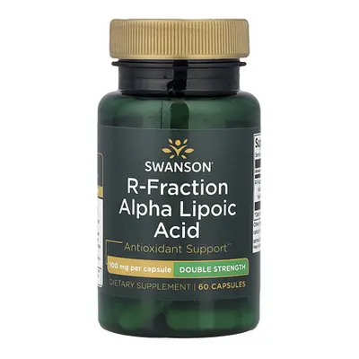 Swanson Vitamins, R-fractie alfa-liponzuur, dubbele sterkte, 100 mg, 60 capsules