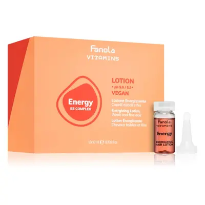 Fanola Vitamins Energizing Lotion sérum énergisant pour cheveux en perte de densité 12x10 ml