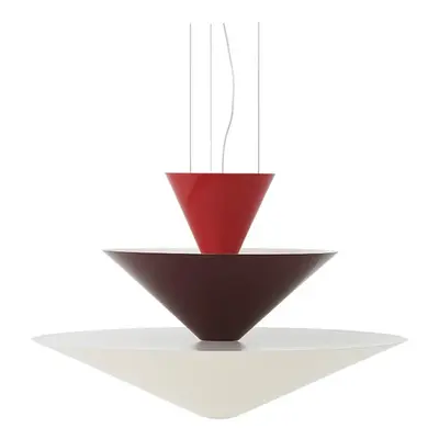 Gio LN14 hanglamp Ø 60 cm rood/bordeauxrood/wit - &Tradition - Woonkamer - Modern - Metaal - Meerdere lampen