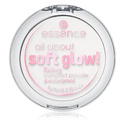essence All About Soft Glow! poudre de fixation transparente pour une peau lumineuse 8 g