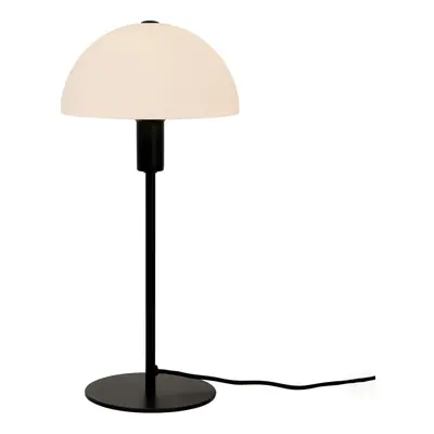 Ellen 20 Taffellamp Opal/Black - Nordlux - Slaapkamer - Scandinavisch - Glas - Met lampenkap