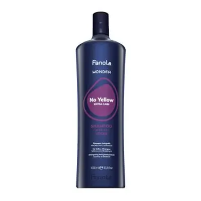 Fanola Wonder No Yellow Extra Care Shampoo shampoo om gele tinten te neutraliseren 1000 ml