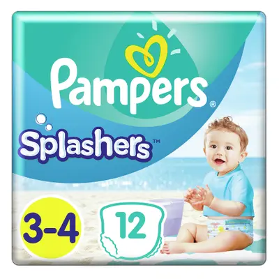 Pampers Zwemluiers Splashers maat 3-4 (6-11 kg) - 12 stuks