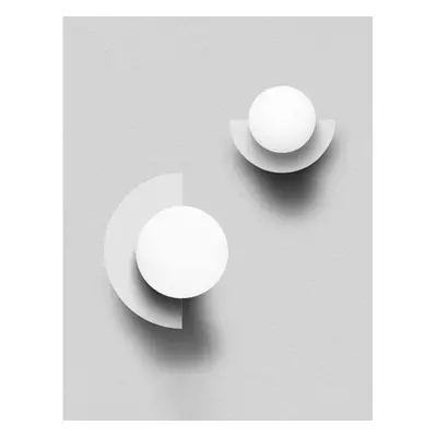 Candy Big Circle 180 L wandlamp, wit - Swedish Ninja - Woonkamer - Metaal