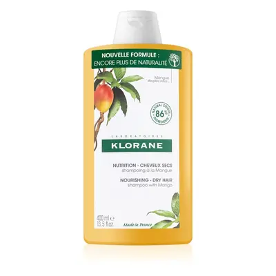 Klorane Mango Voedende shampoo | Voedend & glans Droog haar 400 Shampoo