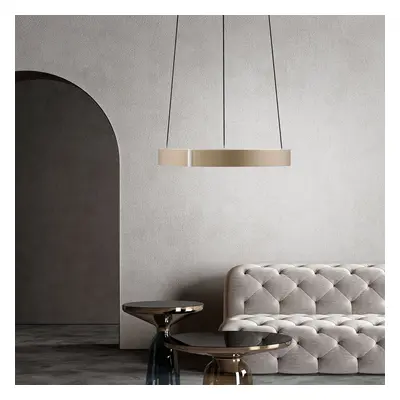 E-Clipse LED hanglamp, brons, Ø 50 cm, CCT - PURE PURE E-Clipse - Woonkamer - Modern - Metaal - 1 lamp